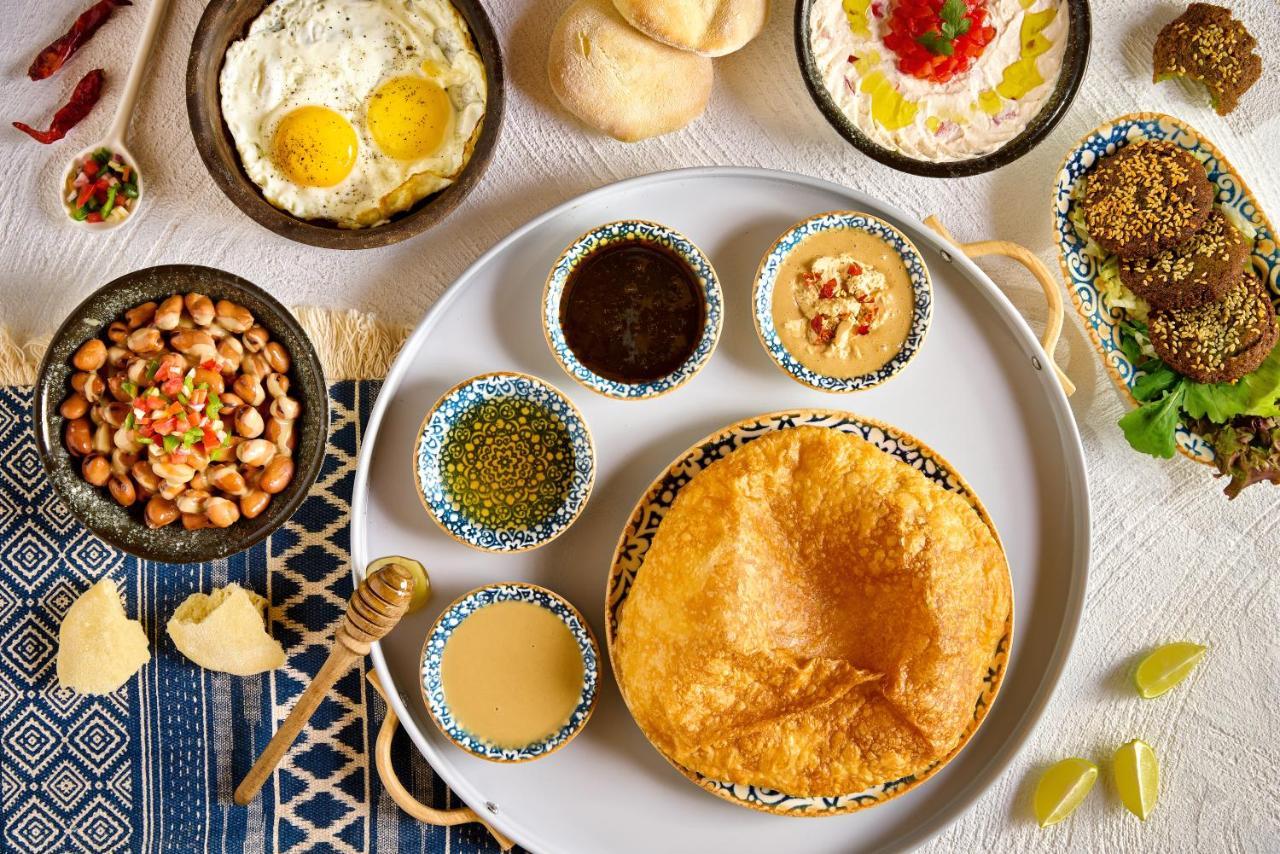 Benben By Dhara Hotels - Adults Only Асуан Экстерьер фото A typical breakfast in Tunisia